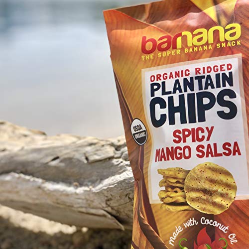 Barnana Spicy Mango Salsa / 5 Count (Pack of 1) / 1 Dried Banana Chips