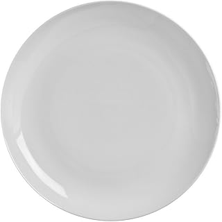 10 Strawberry Street Classic Coupe 8.75" Luncheon Plate, Set of 6, White