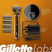 Gillette Gold Heated Razor Kit / 1 Count (Pack of 1) / N/A Cartridge Razors