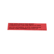 Label,Gas Notice Cvrsn Lp - Genuine OEM Replacement Part by Pitco – Model PP10426