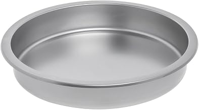 Hubert 6 1/3 Qt Round Stainless Steel Chafer Food Pan - 15 2/5Dia x 2 1/2"H