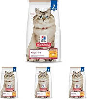 Hill's Science Diet Adult 1-6 No Corn, Wheat or Soy Dry Cat Food (Pack of 4)
