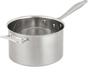 Vollrath 47743 Intrigue Mirror Finish S/S 7 Quart Sauce Pan