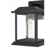 Araceli One Light Outdoor Wall Sconce Black by Lighting Design – Aluminum, Black