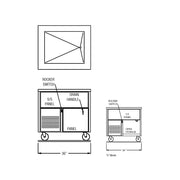 Ranserve Cold Food Table by Randell – Model RAN SCA-2S
