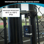 Master Lock NEW - Bluetooth Outdoor / Black / 1 Keyed Padlocks