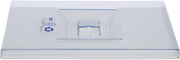 5 1/4 and 12 gal Clear Plastic Replacement Ingredient Bin Lid - 14 3/4"L x 9 1/2"W x 1"H by HUBERT – 14 3/4 x 9 1/2 x 1 inches, Plastic, Clear, Model 4434-2H-3901