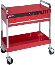 SUNEX Tools 8013A Locking-Top Service Cart with Drawer, Red