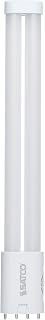 Satco S18421 10W PLL LED Lamp, 2G11 Base, Ballast Bypass Type B, Selectable CCT 3000K to 6500K Soft White to Daylight, 1180-1250 Lumens, Frost, 120-277V, Shatter Proof, 50000 Hours (2 Pack)