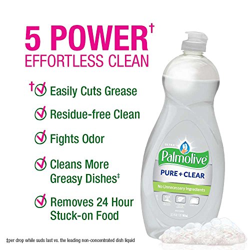 Palmolive 4 Count (Pack of 1) / Pure and Clear / 1 Dish Soap