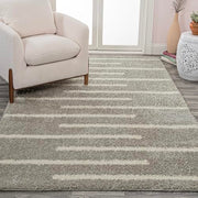 JONATHAN Y Gray/Ivory / 7'9" x 10' (Rectangular) / Bohemian;Contemporary;Shags;Transitional;Glam;Modern;Farmhou Area Rugs
