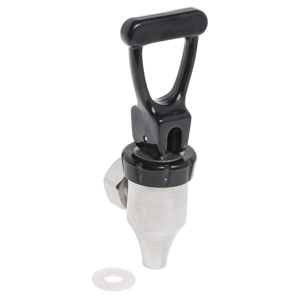 Replacement Spigot Assembly for HUBERT Coffee Urn & Beverage Dispenser – Metal, Gray, Model SP-001