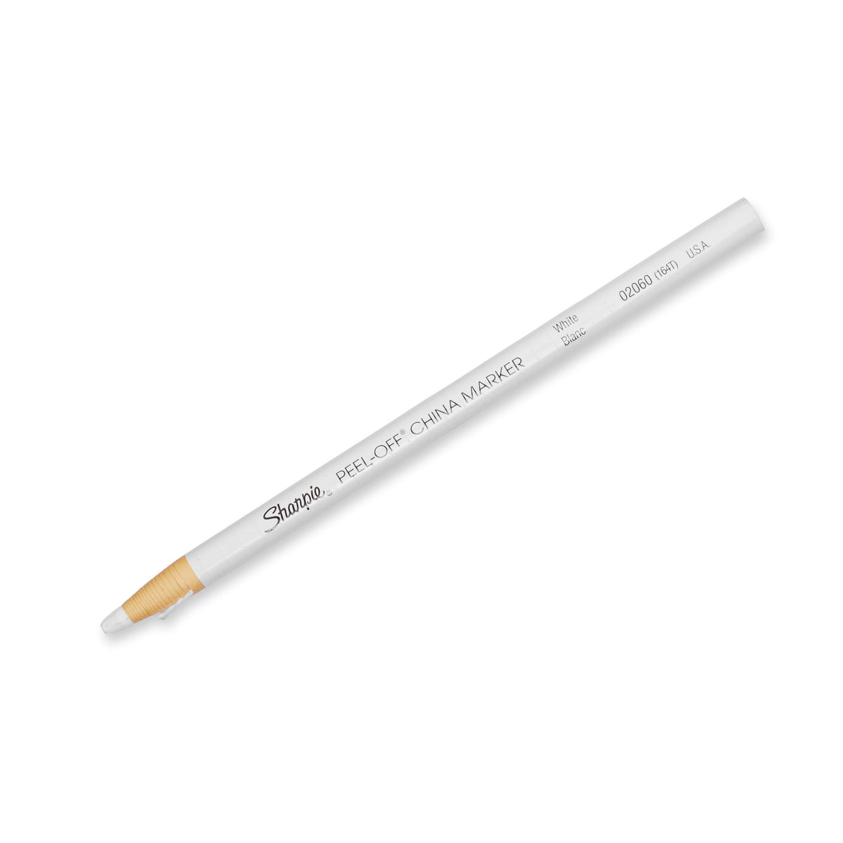 305061 Peel-Off China Marker - White by Sharpie – 1 Count (Pack of 12), Plastic, White, Pack of 12, Model S0305061