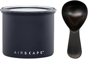 Planetary Design Airscape Stainless Steel Coffee Canister & Scoop Bundle | Dry Goods Storage
