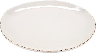 G.E.T. CS-10-UM-EC 10.5" Irregular Round Coupe Plate, Break Resistant Melamine, Urban Mill (Pack of 4)