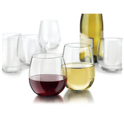 Glassware Stemless White Wine Glass by Libbey – 12 Count (Pack of 1), 17.0 fluid_ounces, Glass, Clear, Pack of 12