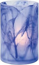 Hollowick Dark Blue Wysp Cylinder Glass Lamp