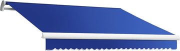 Awntech Retractable Awning Manual 20'W x 10'D x 10" H Blue