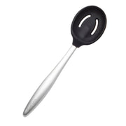 PICCOLO 8" Silicone Slotted Spoon by Cuisipro – 8", Silicone, Black, Model CSP-74737702