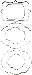 Wilton 417-7555 6 Piece Plaque Fondant Cut-Outs Set