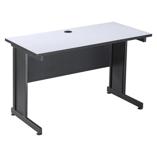 48" W Desk - Gray Finish Top by Global Industrial – 48"W x 24"D x 30"H, Laminate, Grey, Model 240344GY
