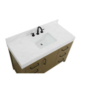 Elegant Kitchen and Bath 48" Single Bathroom Vanity in Chestnut Brown by Elegant Lighting – unspecified, Wood, Chestnut Brown, Model VF60648MCB-BS
