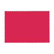 ® Solid Color Placemats by Hoffmaster – Large, Red, Model HFM 310521