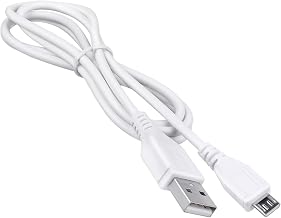 5ft White Micro USB PC 5V DC Charging Cable PC Laptop Charger Power Cord for Abco Tech Water Resistant Wireless Bluetooth Shower Speaker ABC2024 ABC2027 ABC2029 ABC2031 ABC2032 T200520