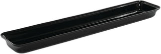 HUBERT Food Pan Black Acrylic - 30" L x 6" W x 2" D