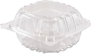 Clearseal Plastic Sandwich Hinged Container 125/Pack in Clear