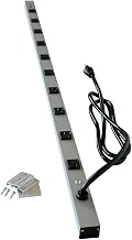 Legrand Wiremold 20 Amp 48 Inch 10 Outlet Power Strip with Circuit Breaker