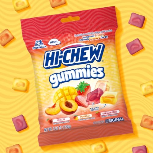 HI-CHEW Original Mix / 4.23 Ounce (Pack of 9) / 9 Taffy