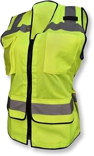Radians Heavy Duty Surveyor Safety Vest Sv59w-2zgm-l Green Large