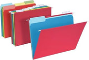 Pendaflex Hanging File Folder Combo Kit, 25 Hanging Folders with Tabs, 50 File Folders, Work from Home Starter Kit, Assorted, Letter Size (99199) (Pack of 5)