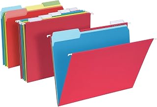 Pendaflex Hanging File Folder Combo Kit, 25 Hanging Folders with Tabs, 50 File Folders, Work from Home Starter Kit, Assorted, Letter Size (99199) (Pack of 5)