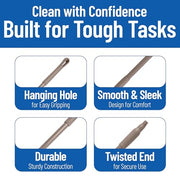 SPARTA Brown / 12 / 48 Inch Broom Handles