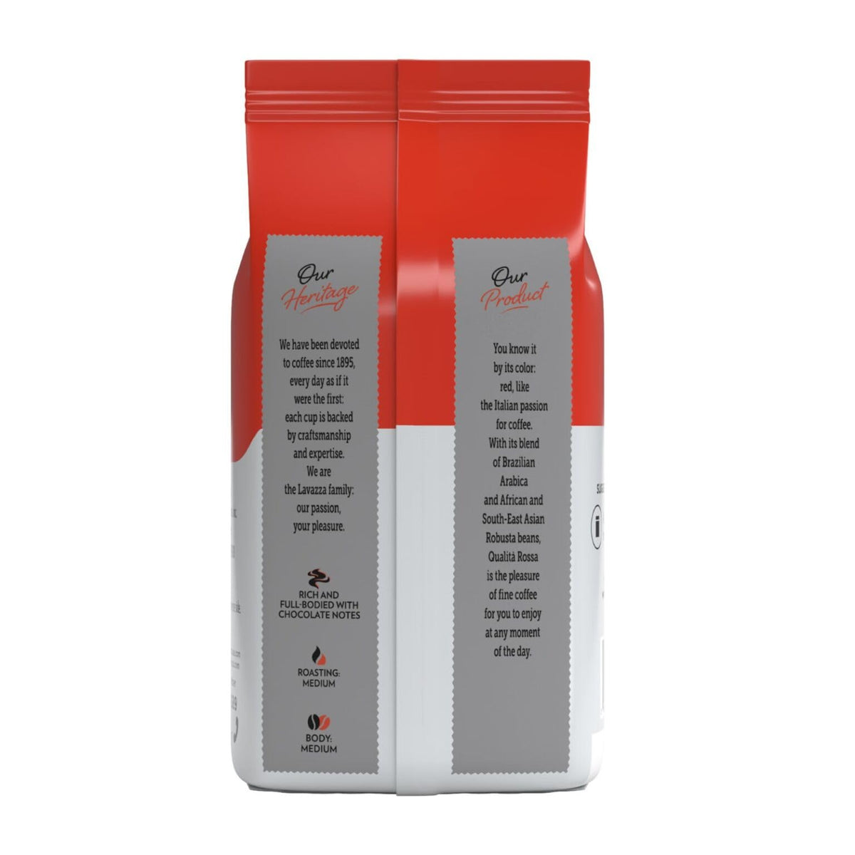 Qualità Rossa Whole Bean Coffee by Lavazza – 140.8 Ounce (Pack of 1)