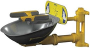 Bradley S19224T Safety Eye/Face Wash with Stainless Steel Bowl, Wall Mount, 3 GPM Water Flow, 13 Width x 19-11/16 Depth