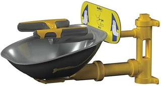 Bradley S19224T Safety Eye/Face Wash with Stainless Steel Bowl, Wall Mount, 3 GPM Water Flow, 13 Width x 19-11/16 Depth