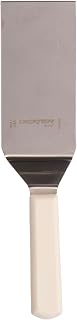 Dexter Russell P94855 Basics 31645 Hamburger Turner, 6" x 3" Square End Stainless Steel Offset Blade, Ergonomic Polypropylene Handle, NSF Certified Heavy Duty Griddle Flipper and Kitchen Utensil