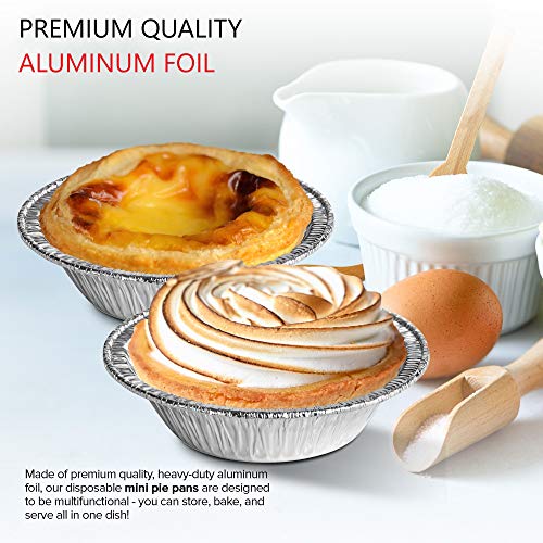 Stock Your Home 200 Pack (3 Inch) / Silver / 200 Pie Pans
