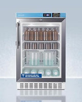ACCUCOLD 2.65 cu.ft. Medical Refrigerator, 20” Wide, Vaccine, Pharmacy, ADA Compliant, NIST Certified Thermometer, Glass Door- ACR46GLCALLHD (Left Handed Swing)