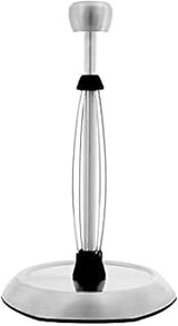 Kamenstein Hexagon Base Perfect Tear, Stainless Steel Countertop Paper Towel Holder, One Handed Pull, No Unraveling, Weighted Base Prevents Tipping, 14 Inch