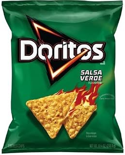 Doritos Salsa Verde Flavor Chips, 9.75 Oz Bags (Pack of 3)