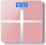 Max Weight Digital Bathroom Scale, Highly Accurate Body Weight Scale, Blue Backlight LCD Display (Color : Pink)