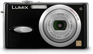 Panasonic Lumix DMC-FX8 5MP Digital Camera with 3x Image Stabilized Optical Zoom (Black) (Renewed)