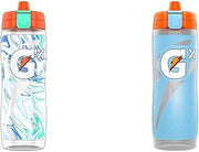 Gatorade Gx Squeeze Bottles (30oz) - Marble White and Light Blue