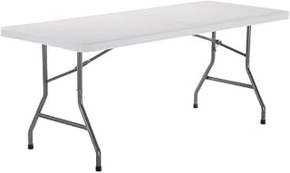 Global Industrial 72" Plastic Folding Table, White