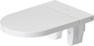 Duravit 612001011041310, SensoWash Starck f Lite Elongated Slow-Close Bidet Seat, White