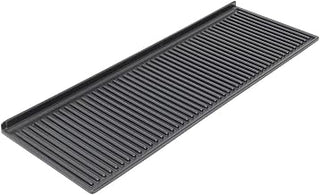 Black ABS Meat Case Tray - 48 1/2" L x 16" W x 1 1/2" H